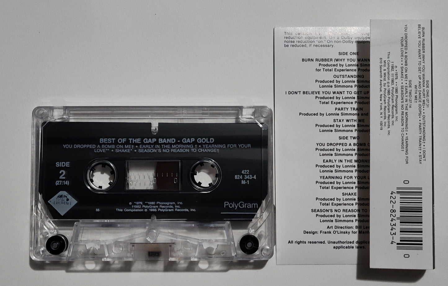 Gap Band, The - "Gap Gold: The Best Of The Gap Band" - CASSETTE TAPE VG+/VG+