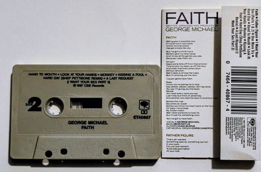 George Michael - "Faith" - CASSETTE TAPE (DOLBY) VG+VG+