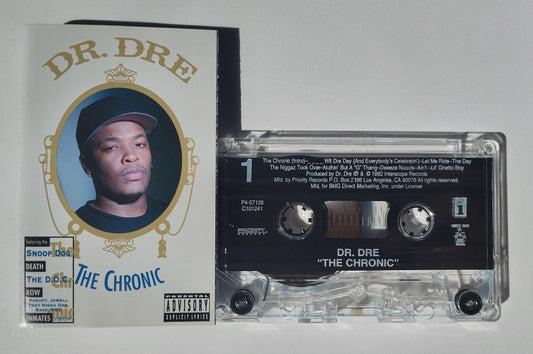Dr Dre - "The Chronic" - CASSETTE TAPE (BMG CLUB VERSION) VG+/VG*See notes*