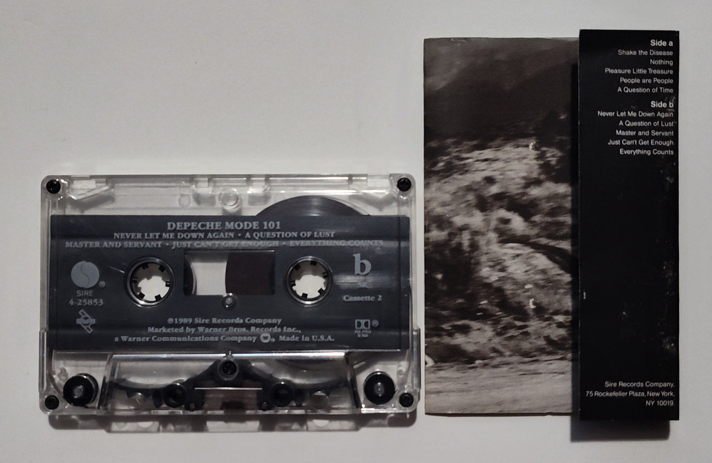 Depeche Mode - "101" - CASSETTE TAPE (2x; SR; DOLBY HX PRO B NR) VG/VG