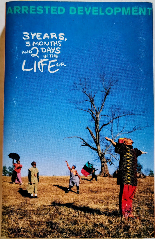 Arrested Development - "3 Years, 5 Months & 2 Days in the Life of..." - CASSETTE TAPE (Canada; black shell) VG/VG+