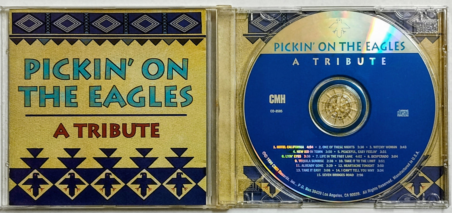Various Artists - “Pickin’ On The Eagles - A Tribute (Compilation)” - COMPACT DISC VG+/VG