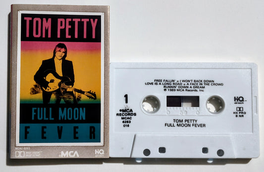 Tom Petty - "Full Moon Fever" - CASSETTE TAPE (DOLBY HX PRO B NR) VG+/VG+