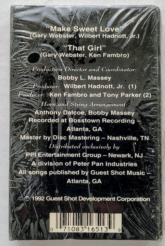 A+ Plus - "Make Sweet Love" - CASSETTE TAPE (Single) VG/M (Sealed with torn cellophane)