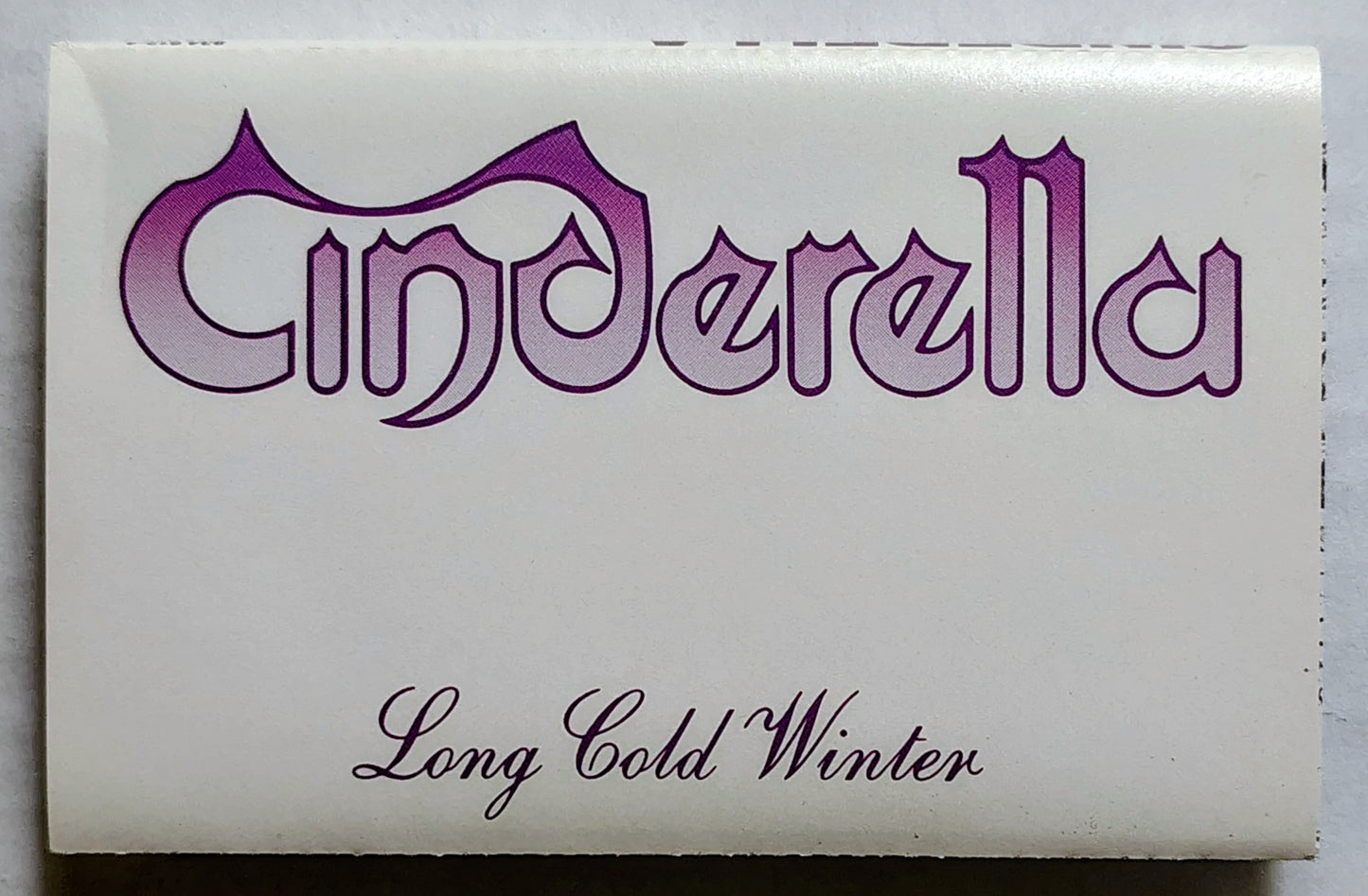 Cinderella - “Long Cold Winter” - CASSETTE TAPE VG+/VG
