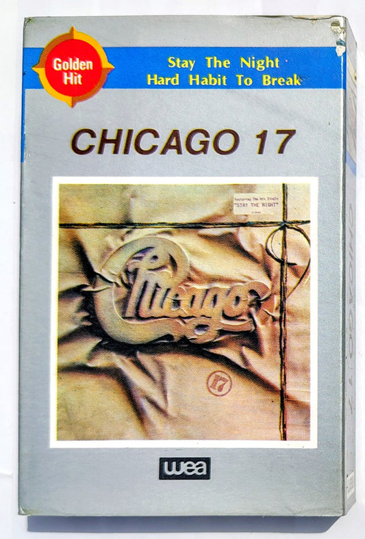 Chicago - “17” - CASSETTE TAPE (Oasis Records, S. Korea) VG/VG+