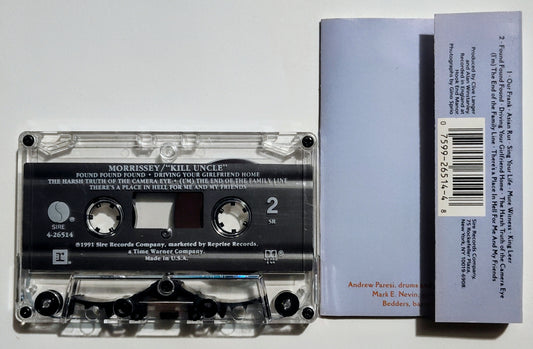 Morrissey - "Kill Uncle" - CASSETTE TAPE (SR) VG+/VG+