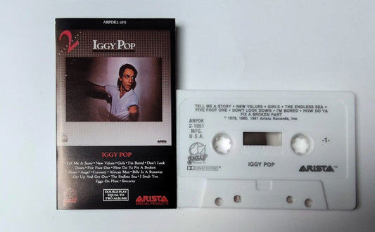 Iggy Pop - "Iggy Pop (Compilation)" - CASSETTE TAPE (DOLBY) VG+/VG+
