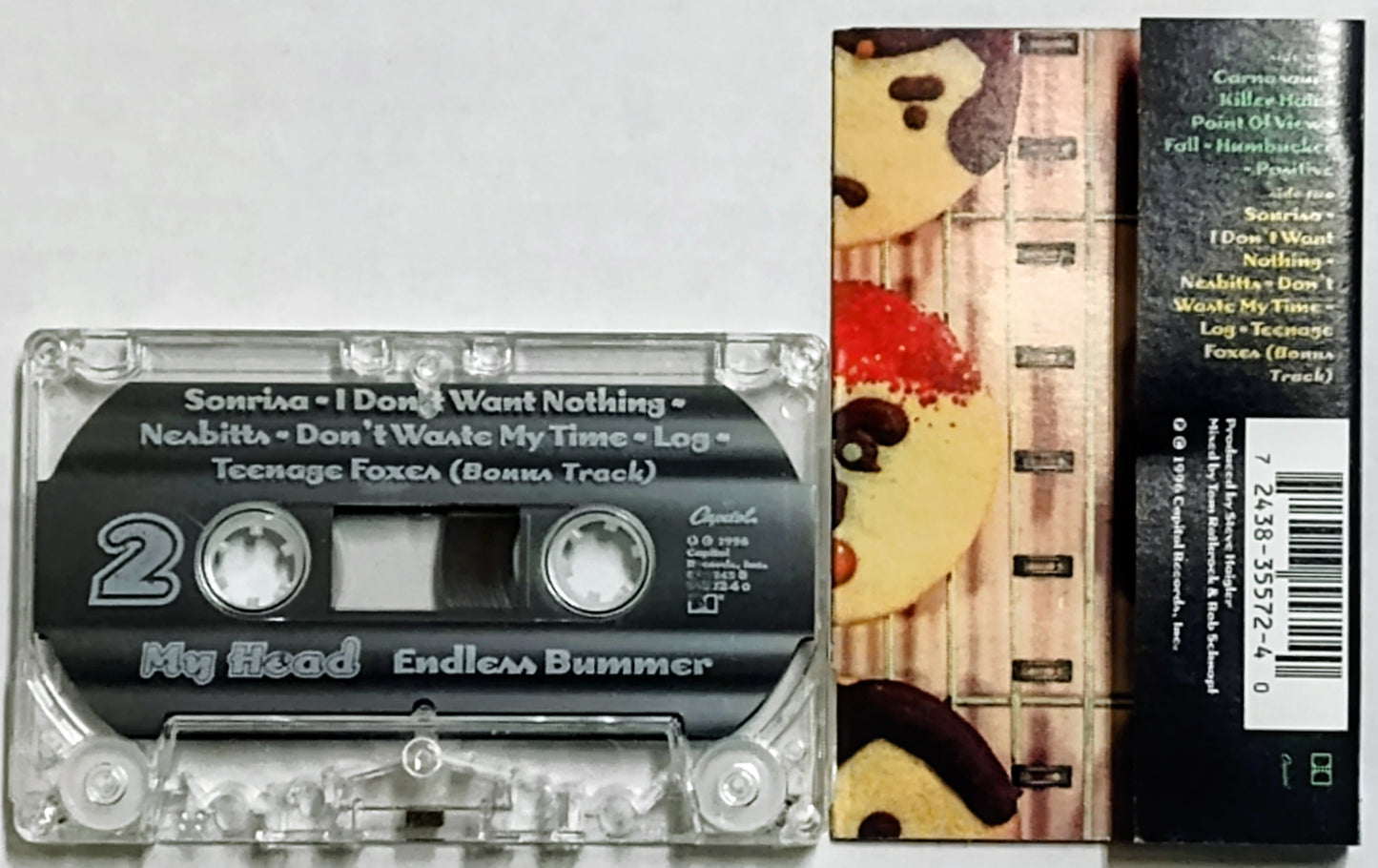 My Head - “Endless Bummer” - CASSETTE TAPE VG+/VG+