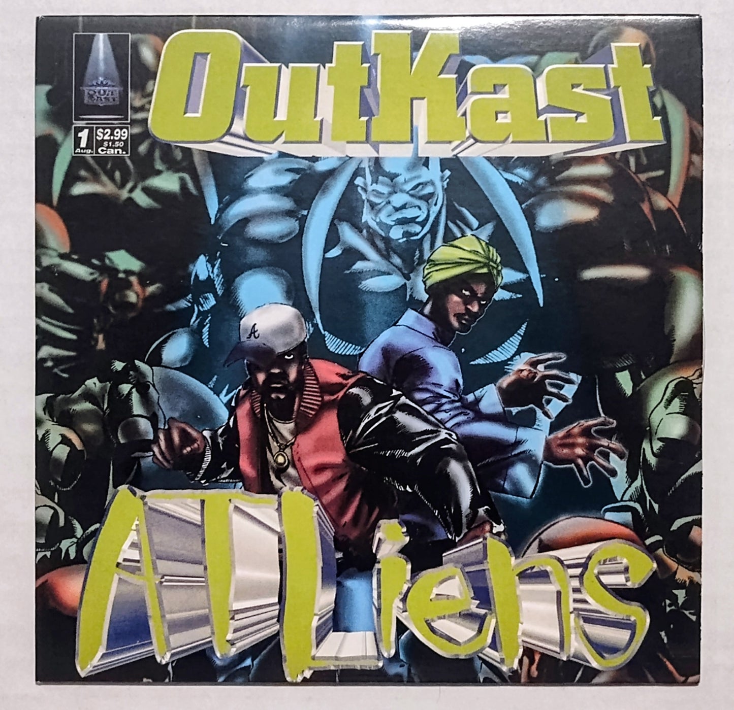 Outkast - “Album 3-Pack: ATLiens; Aquemini; Stankonia” - COMPACT DISC (3x; Vinyl-type sleeve replicas) VG+/NM
