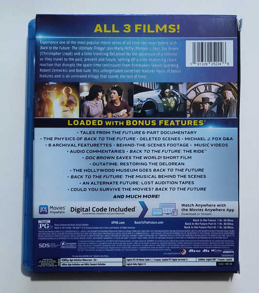 "Back To The Future Trilogy" - BLU-RAY