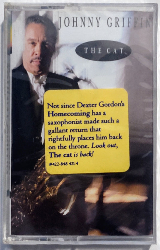 Johnny Griffin - "The Cat" - CASSETTE TAPE (DOLBY) M/M (Sealed w/ hype sticker)