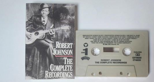 Robert Johnson - "The Complete Recordings (Tape 1 of 2 Only)" - CASSETTE TAPE (DOLBY) VG+/VG+