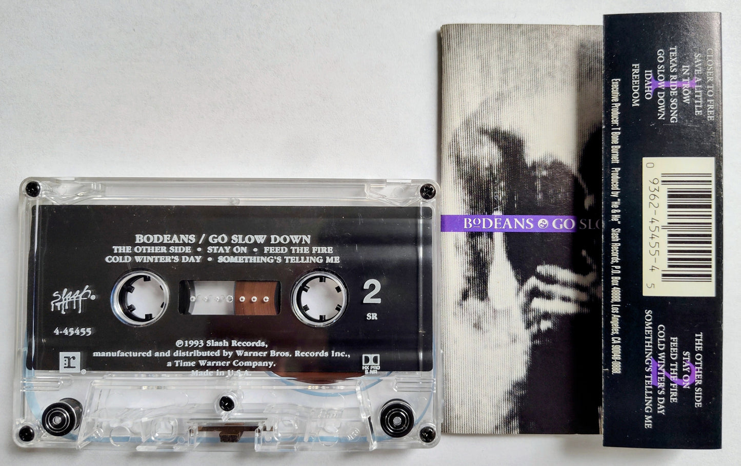 BoDeans - “Go Slow Down” - CASSETTE TAPE VG+/VG+ *🚨*