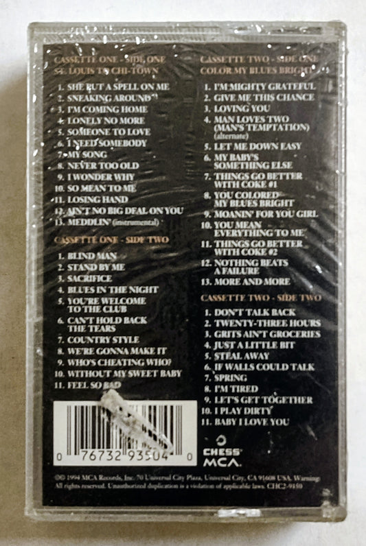 Little Milton - “Welcome To The Club: The Essential Chess Recordings” - CASSETTE TAPE (2x) NM/M (Sealed; small holes in cellophane: cut on back of case)