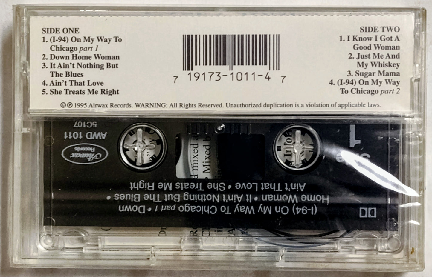 Casey Jones - “(I-94) On My Way To Chicago” - CASSETTE TAPE NM/M (Sealed; broken cellophane)
