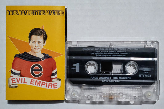 Rage Against The Machine - "Evil Empire" - CASSETTE TAPE VG+/VG+
