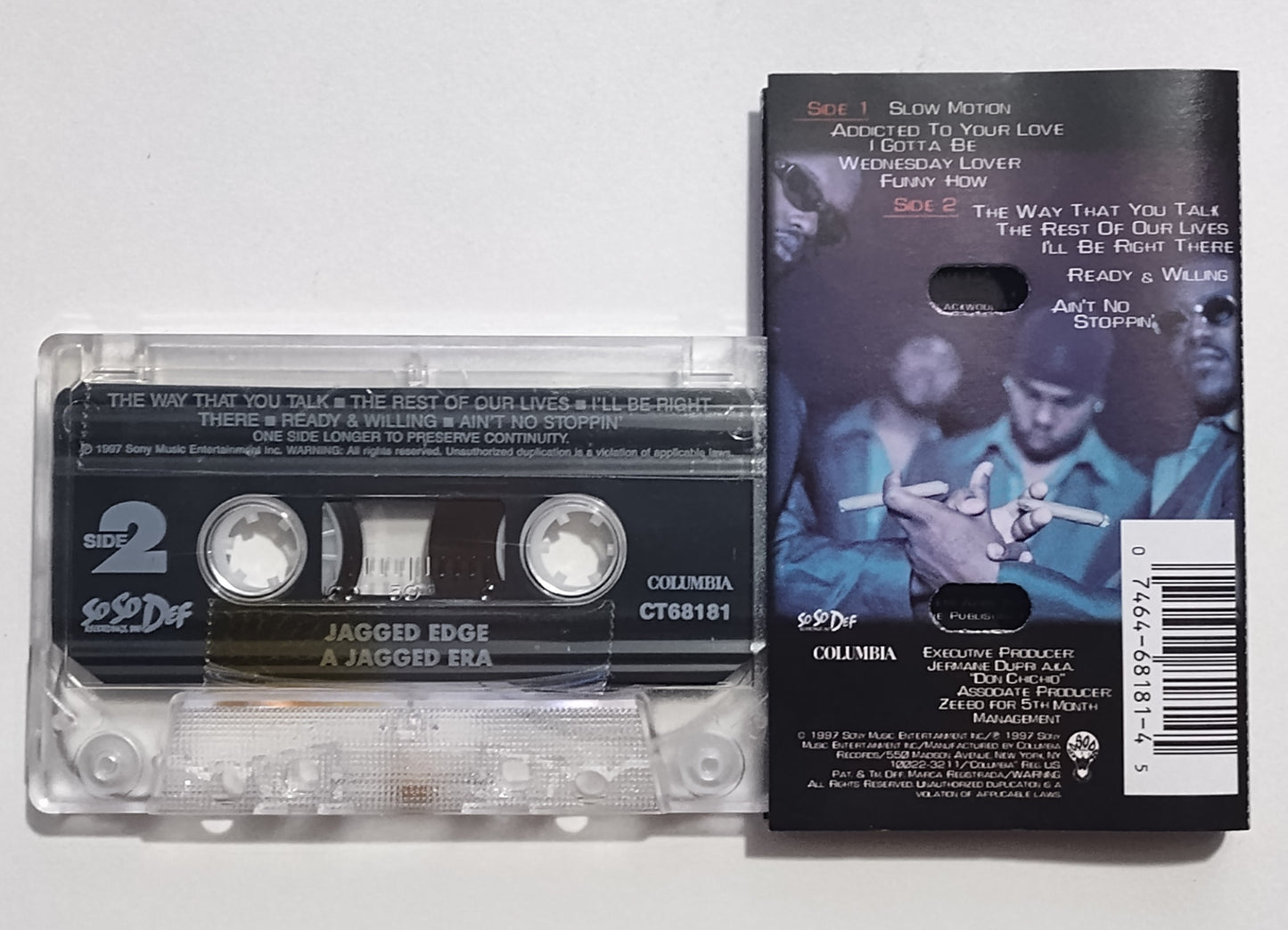 Jagged Edge - "A Jagged Era" - CASSETTE TAPE VG+/VG+