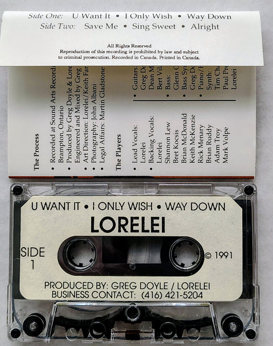 Lorelei - "Sing Sweet (Promo)" - CASSETTE TAPE NM/NM
