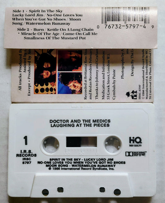 Doctor & The Medics - "Laughing At The Pieces” - CASSETTE TAPE VG+/VG+