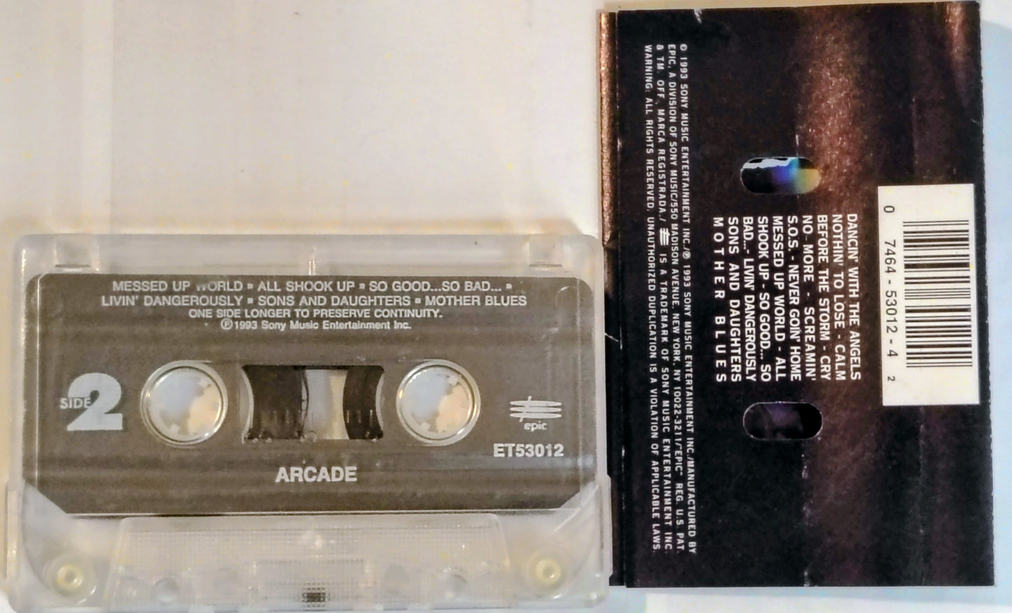 Arcade - “Arcade” - CASSETTE TAPE VG/VG