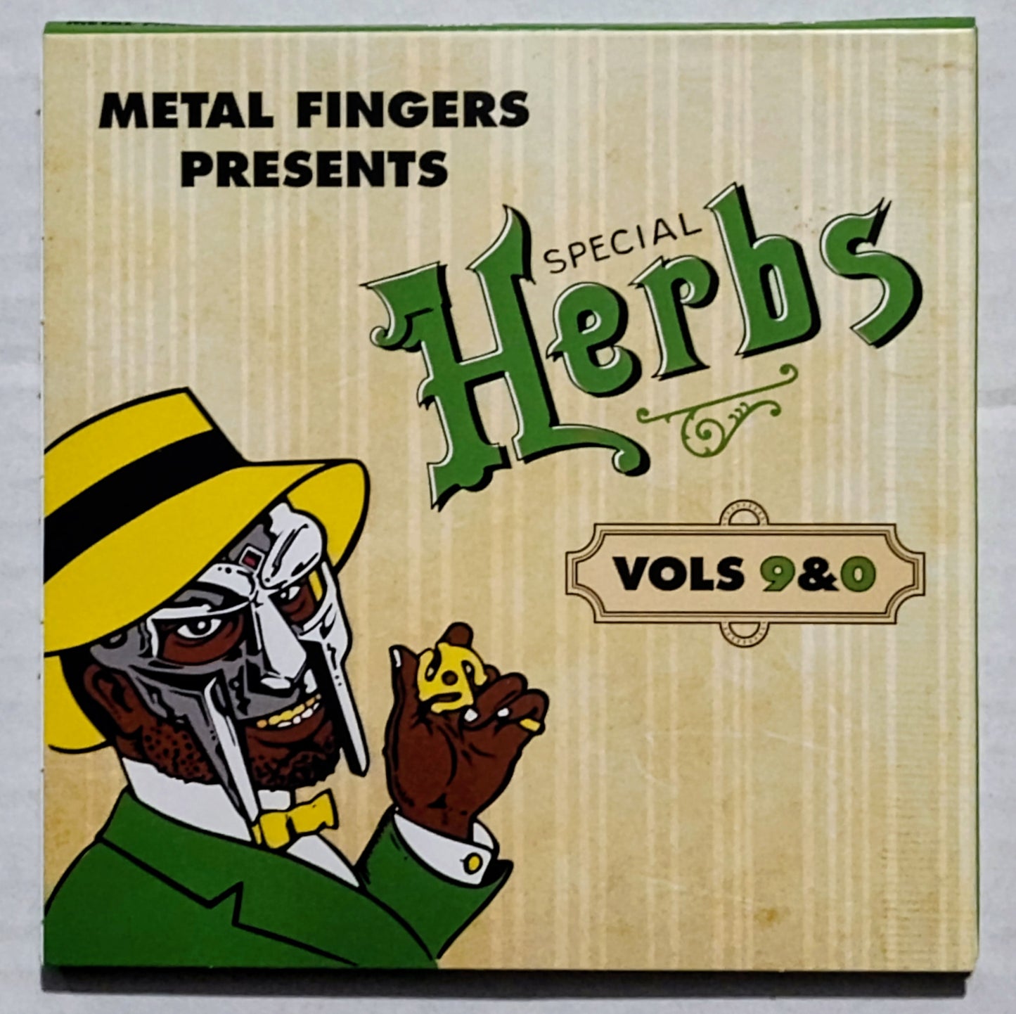 MF DOOM as Metal Fingers - "Special Herbs Vols 0-9 (5-Disc Complete Set)" - INDIE COMPACT DISC NM/NM