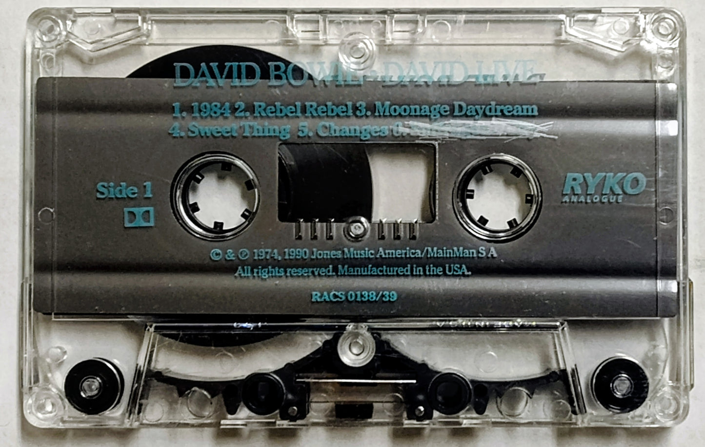 David Bowie - “David Live: David Bowie At The Tower Philadelphia” - CASSETTE TAPE (2x) VG+/VG+