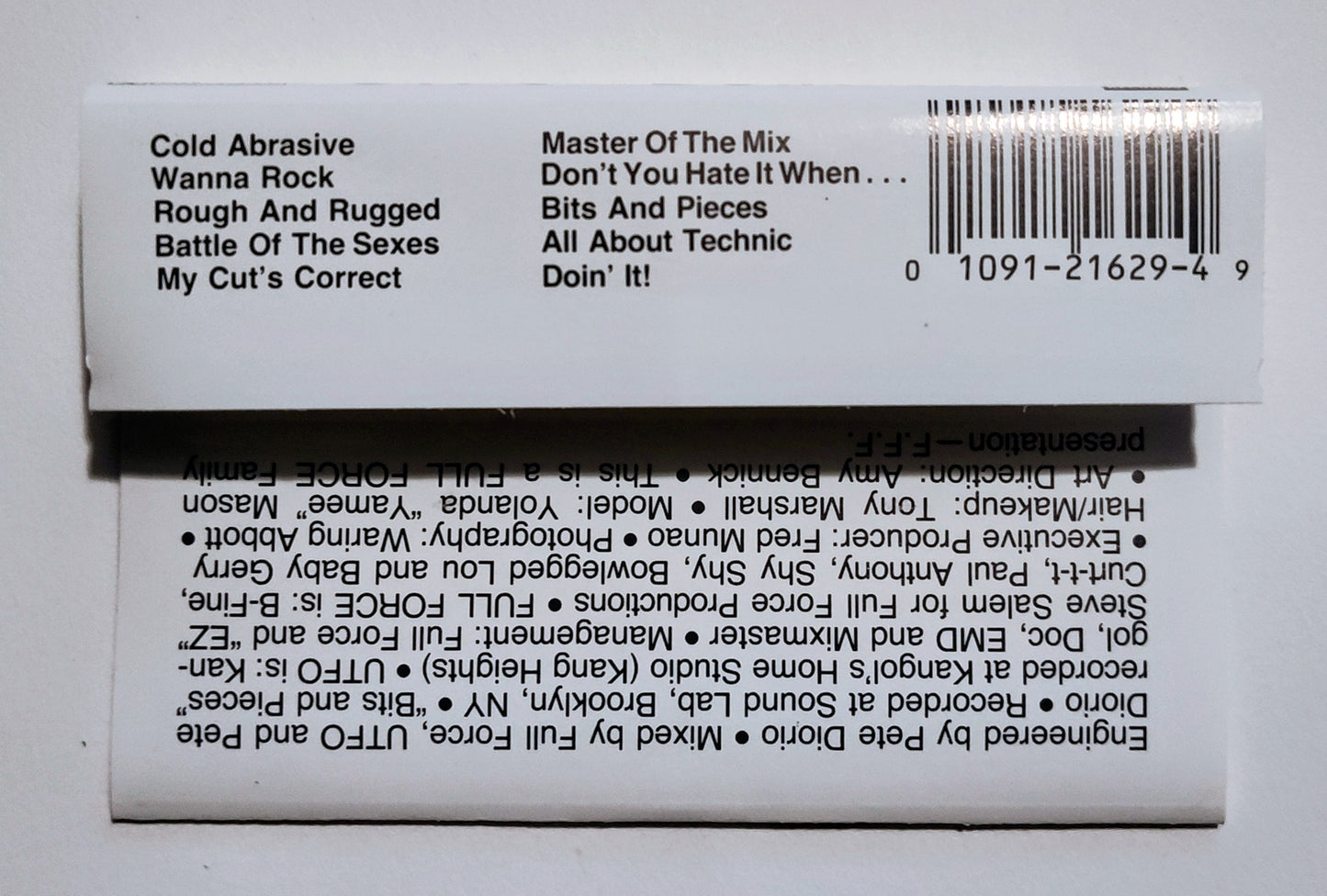 UTFO - "Doin' It" - CASSETTE TAPE VG+/VG+