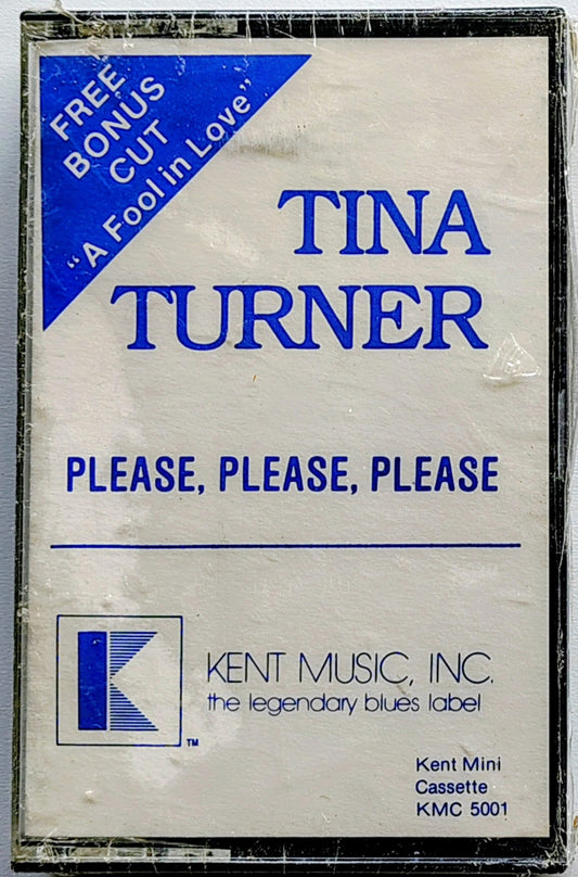Tina Turner - “Please, Please, Please” - CASSETTE TAPE (Single) NM/M (Sealed; tears in cellophane)