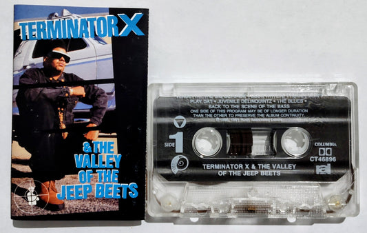 Terminator X - “& The Valley Of The Jeep Beets” - CASSETTE TAPE VG+/VG+