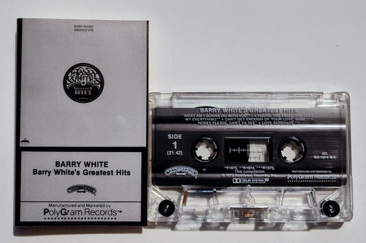 Barry White - "Greatest Hits" - CASSETTE TAPE (DOLBY) VG+/VG+