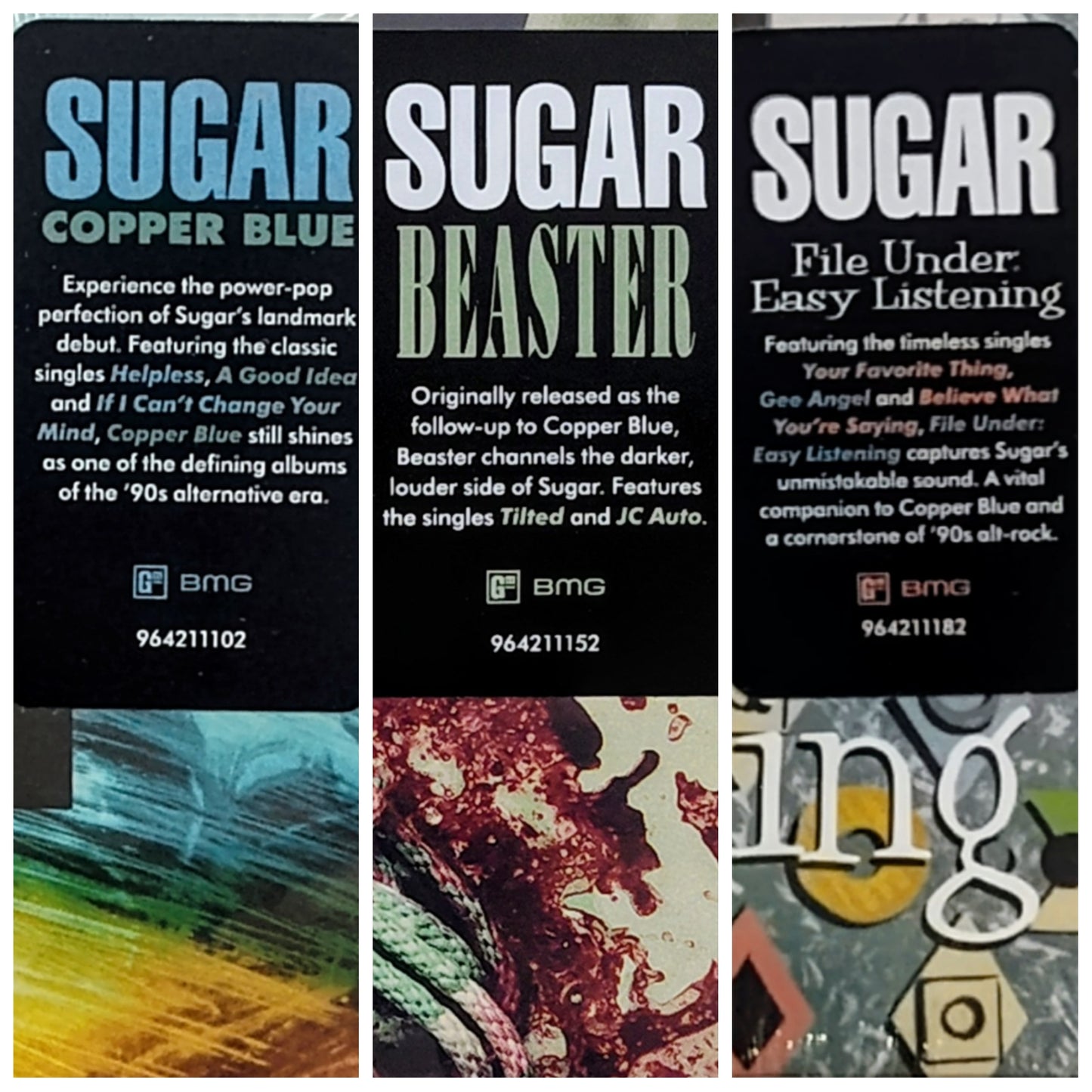 Sugar - “2026 Remasters 3-CD Bundle ("Copper Blue"; "Beaster"; "File Under Easy Listening")” - COMPACT DISC M/M (All Sealed) *🚨*