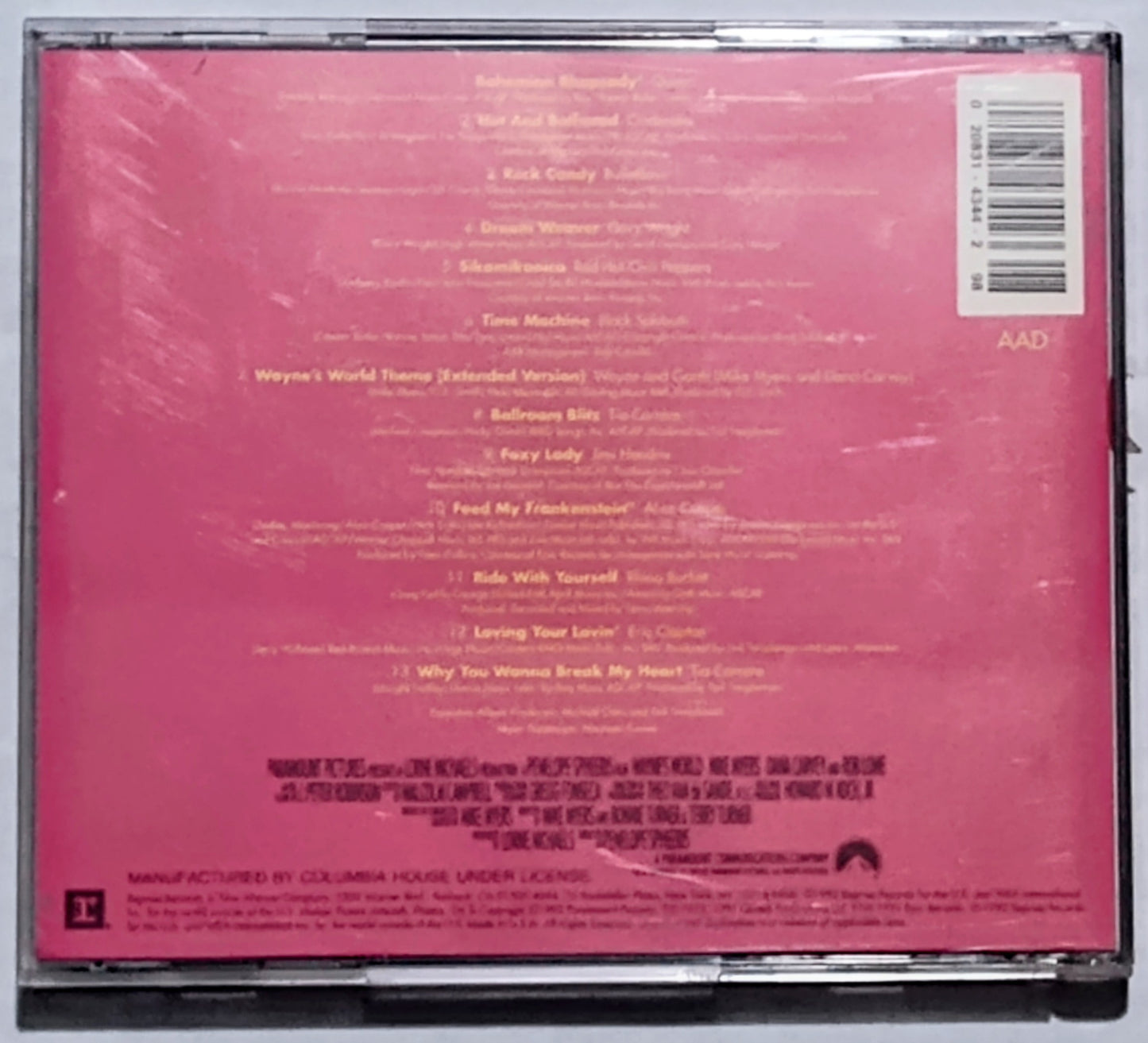 Various Artists - “Wayne’s World Soundtrack” - COMPACT DISC VG/VG