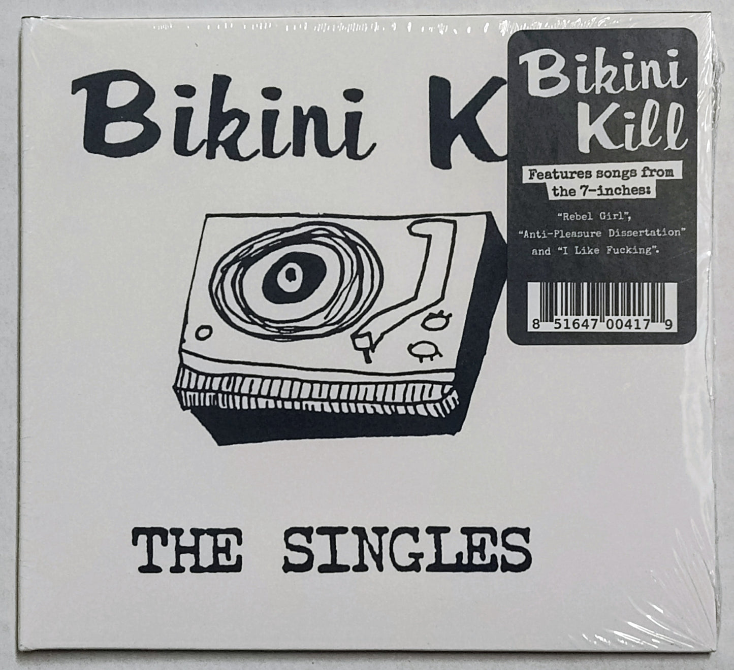 Bikini Kill - “The Singles” - INDIE COMPACT DISC M/M (Sealed)