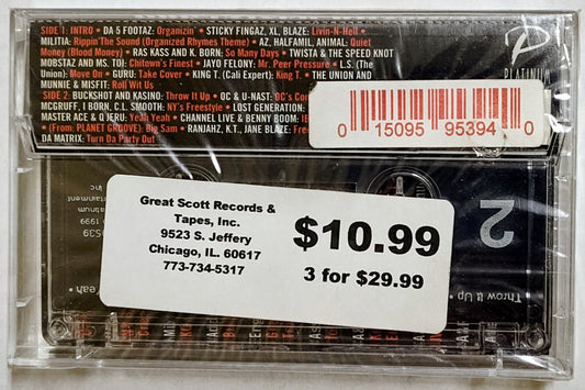 Union, The - “The Union Presents: Organized Rhymes” - CASSETTE TAPE NM/M (Sealed; cracked case)