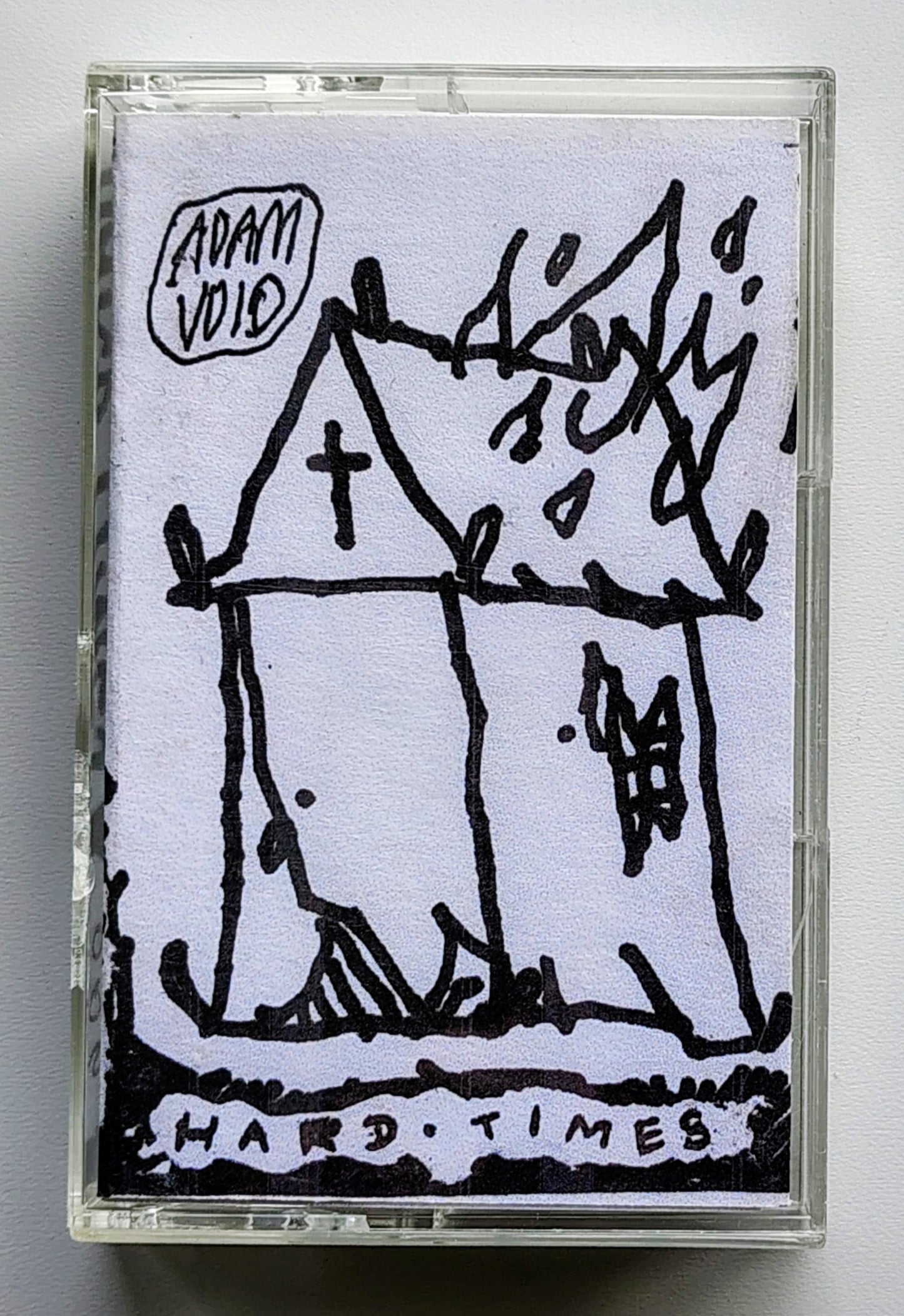 Adam Void - “Hard Times” - INDIE CASSETTE TAPE M/M