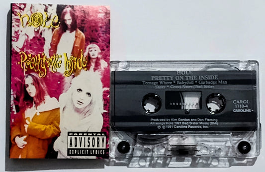 Hole - “Pretty On The Inside” - CASSETTE TAPE VG+/VG+