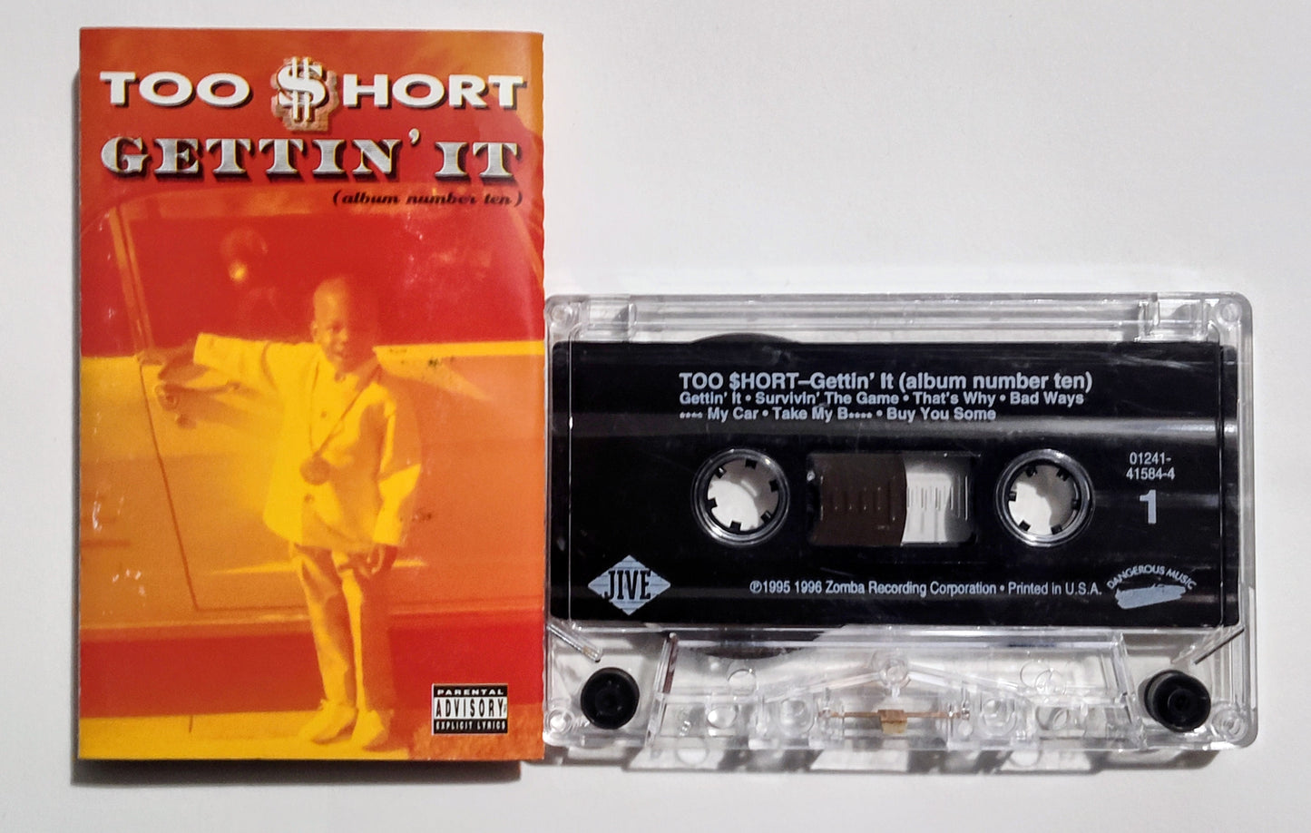 Too $hort - "Gettin' It (Album Number Ten) - CASSETTE TAPE NM/VG+