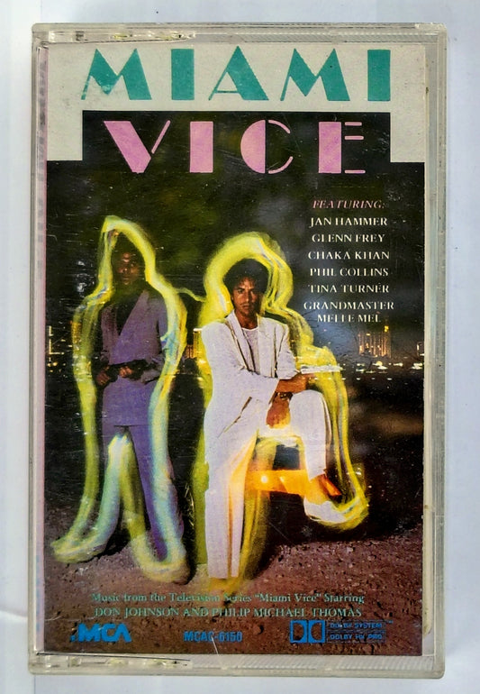 Various Artists - “Miami Vice Soundtrack” - CASSETTE TAPE VG+/VG+