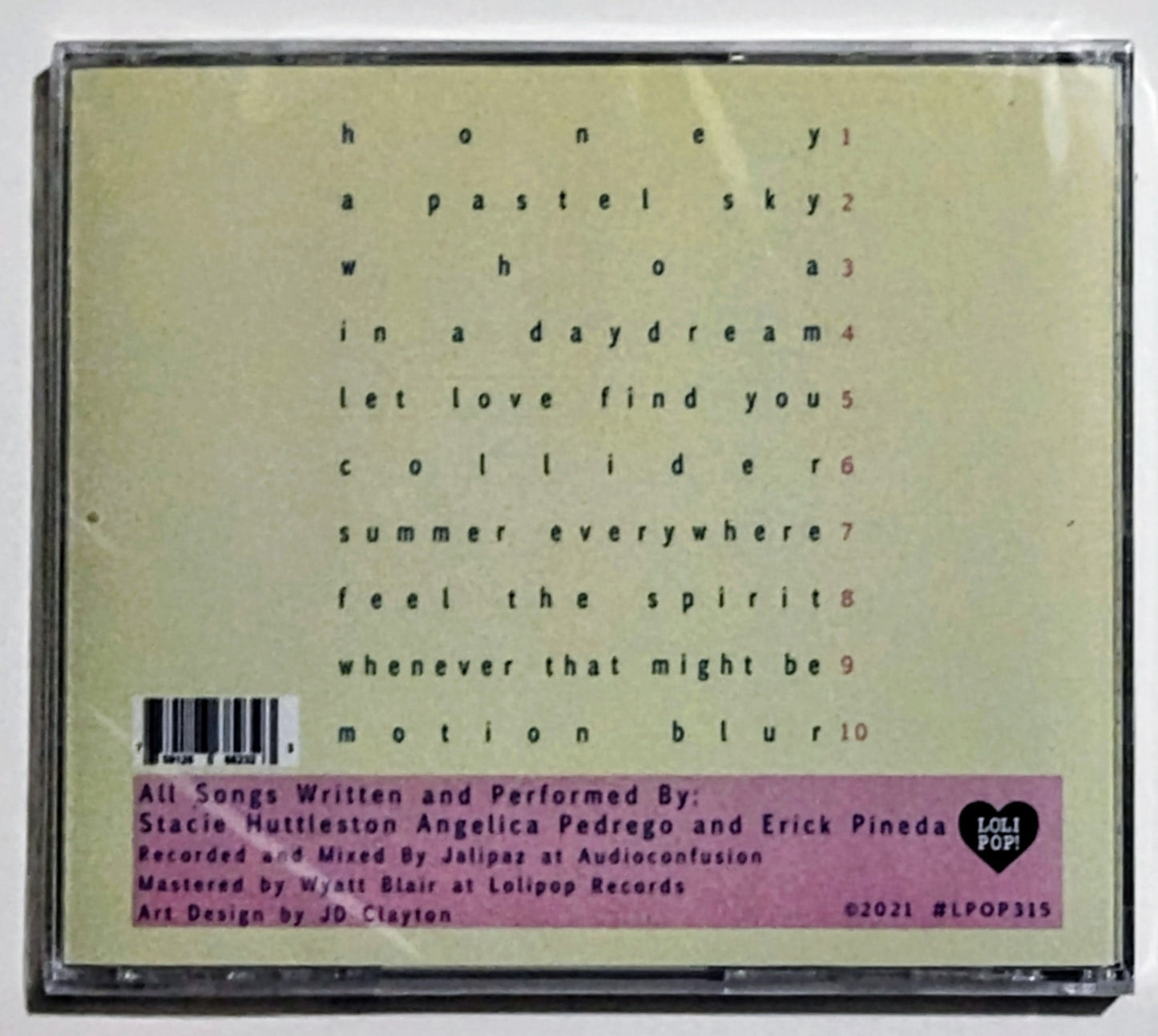 Citrus Clouds - "Collider" - COMPACT DISC M/M (Sealed; for fans of My Bloody Valentine)