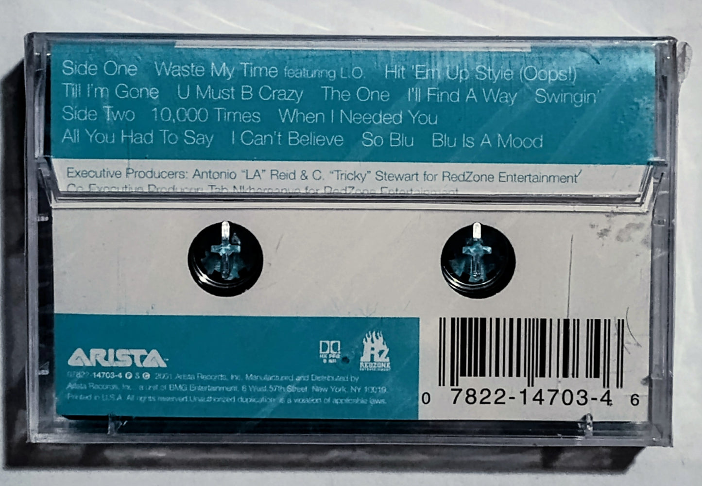 Blu Cantrell - “So Blu” - CASSETTE TAPE NM/M (Sealed with hype sticker; scratchy cellophane: small tear in seal)