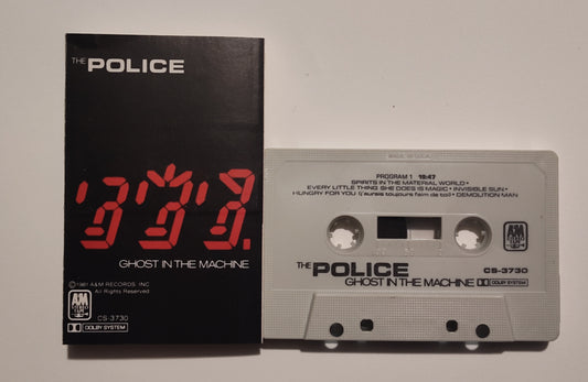 Police, The - "Ghost In The Machine" - CASSETTE TAPE VG+/VG+
