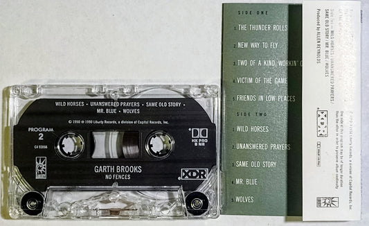 Garth Brooks - "No Fences" - CASSETTE TAPE VG+/VG+