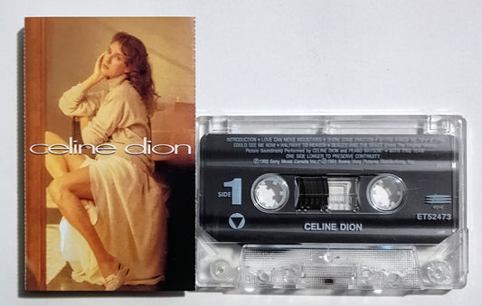 Celine Dion - "Celine Dion" - CASSETTE TAPE VG+/VG+