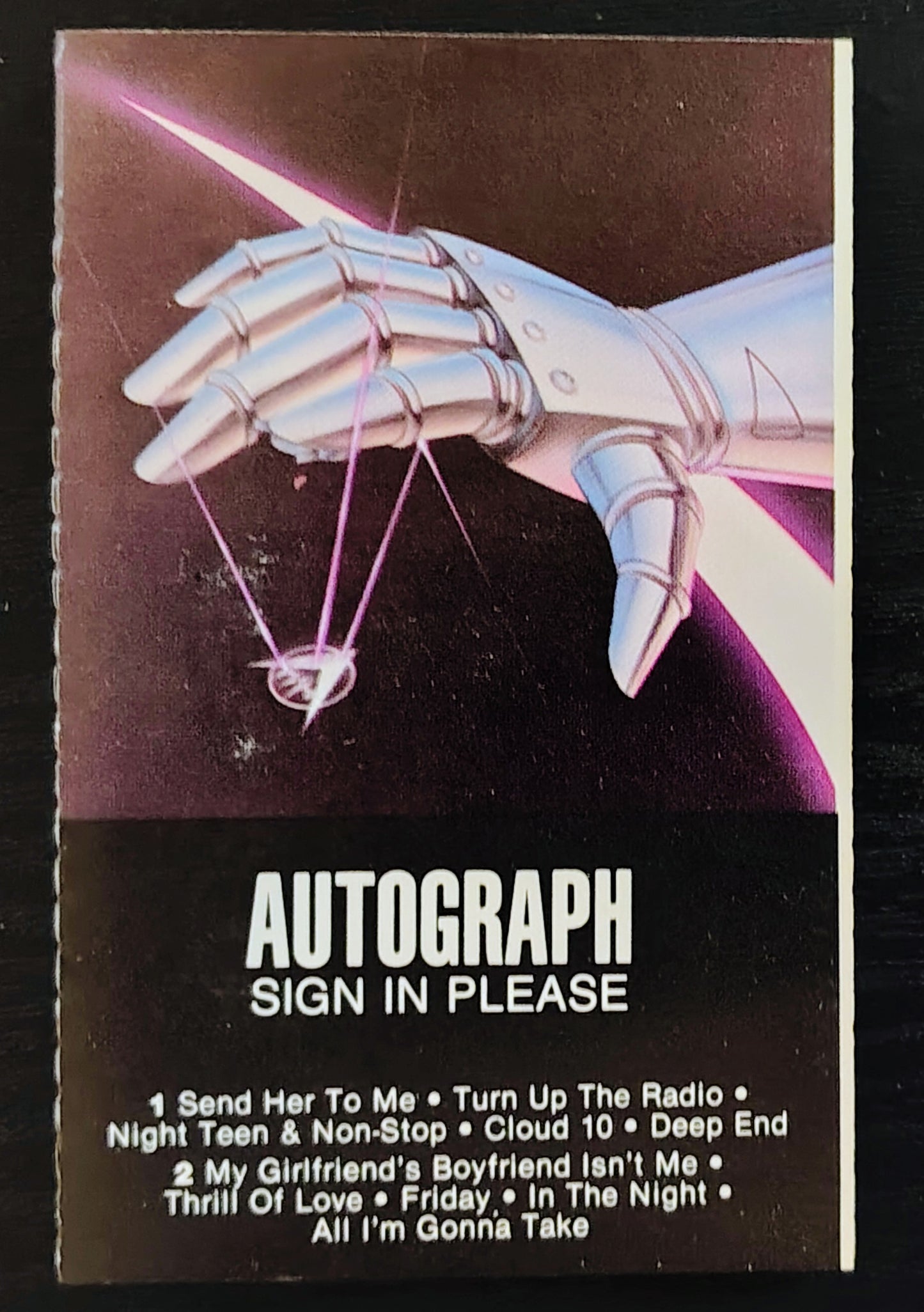 Autograph - “Please Sign In” - CASSETTE TAPE VG+/VG