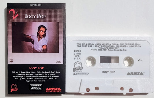 Iggy Pop - "Iggy Pop (Compilation)" - CASSETTE TAPE (DOLBY) VG+/VG+