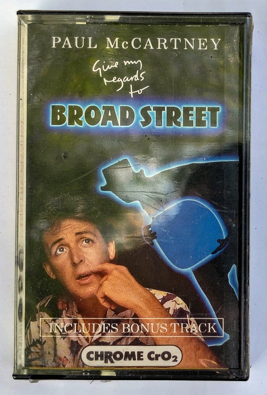 Paul McCartney - “Give My Regards To Broad Street” - CASSETTE TAPE NM/M (Sealed; torn cellophane)