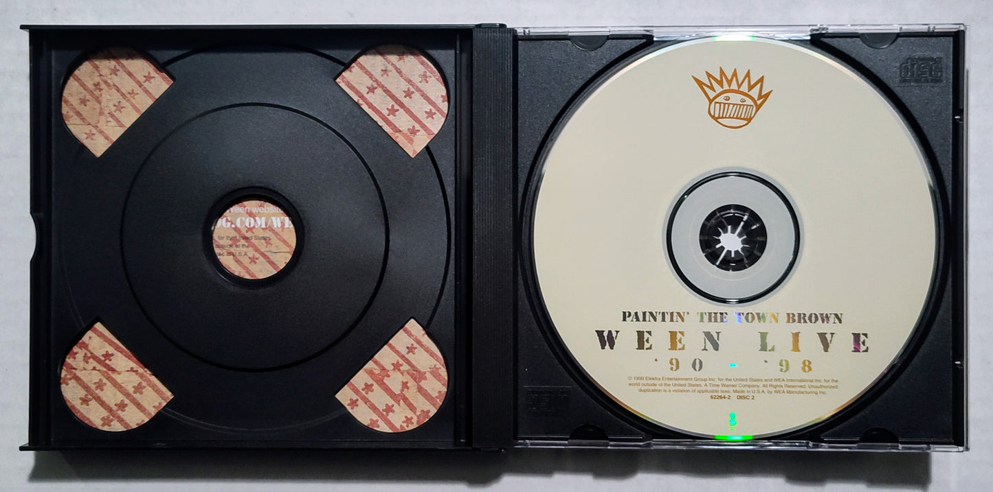 Ween - “Paintin’ The Town Brown” - COMPACT DISC (2x) VG+/VG+
