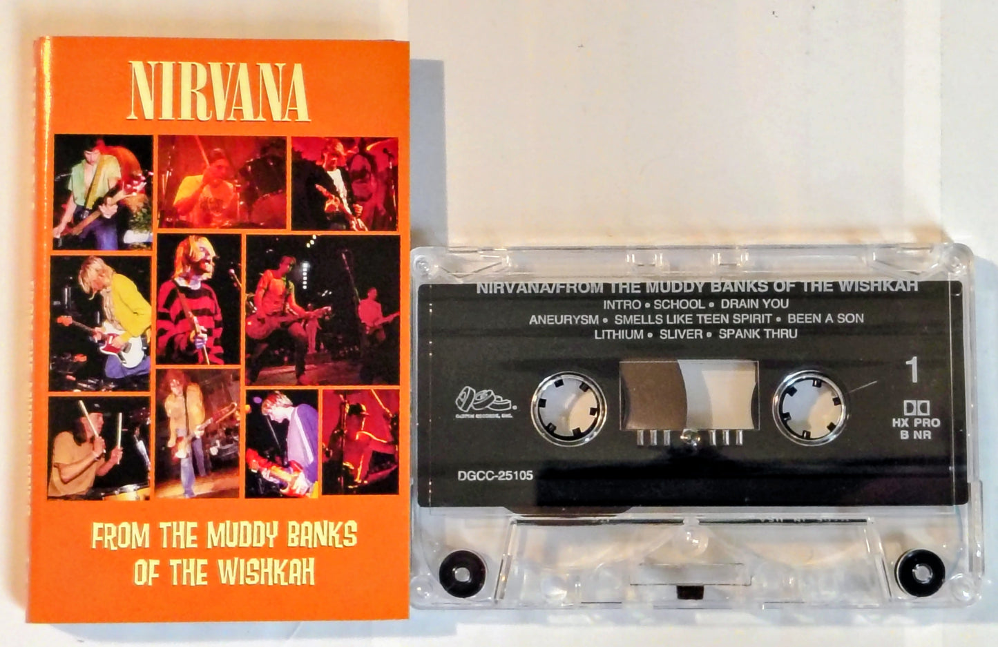 Nirvana - “From The Muddy Banks Of The Wishkah” - CASSETTE TAPE VG+/VG+ *🚨*