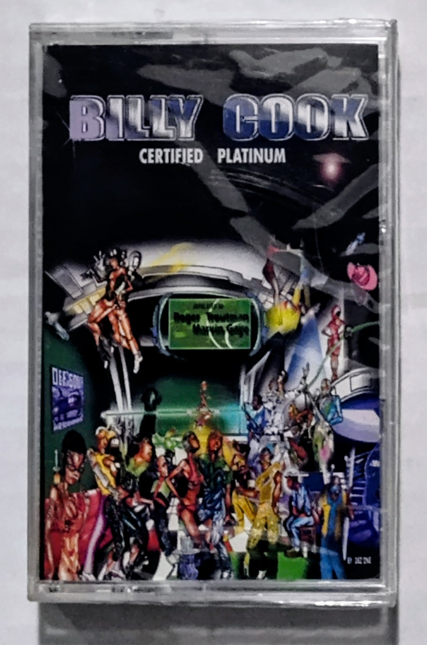 Billy Cook - “Certified Platinum” - CASSETTE TAPE NM/M (Sealed; crack in spine; tear in cellophane)